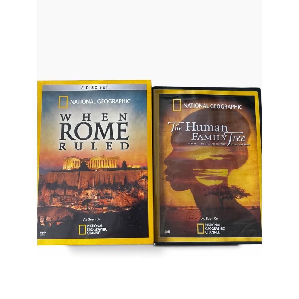 National Geographic DVD Bundle When Rome Ruled 3-Disc & The Human Family Tree